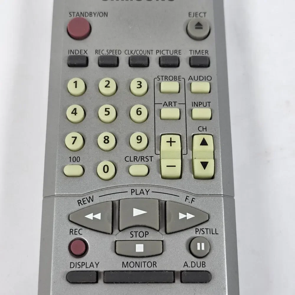 Genuine OEM Samsung Remote 00010D SV-4000W SV-5000W SV-7000W Multi-System VCR